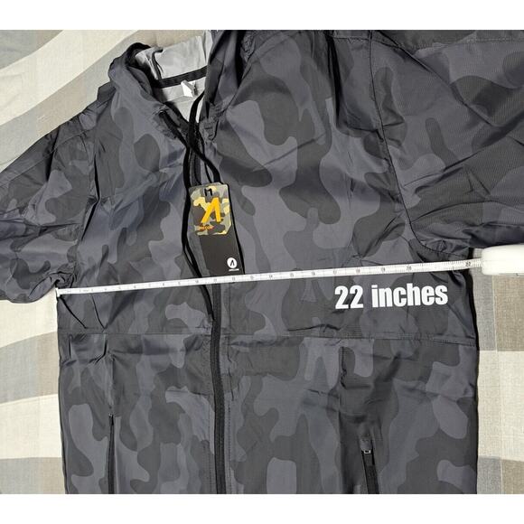 Arecon Mens Waterproof Jacket Hoodie Size M - Picture 3 of 10